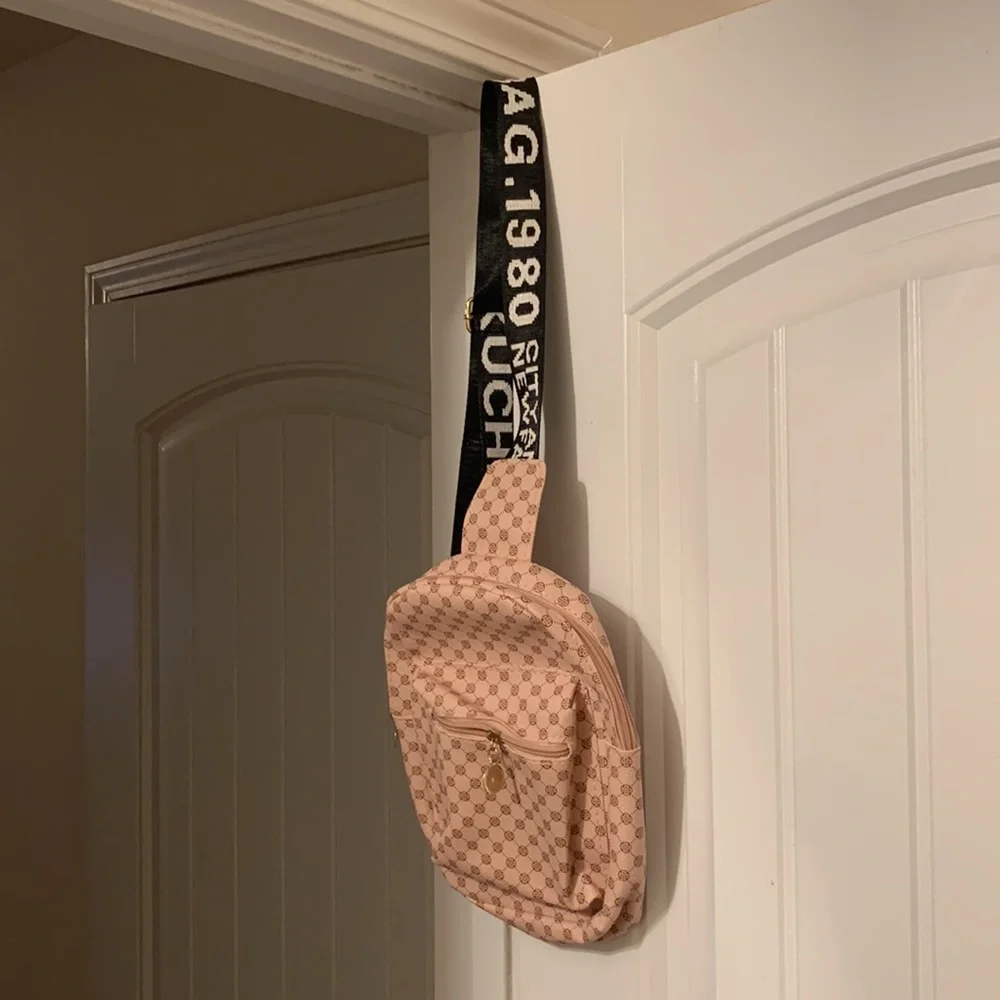 Geometric Pattern Sling Bag, - Picture 2 of 5